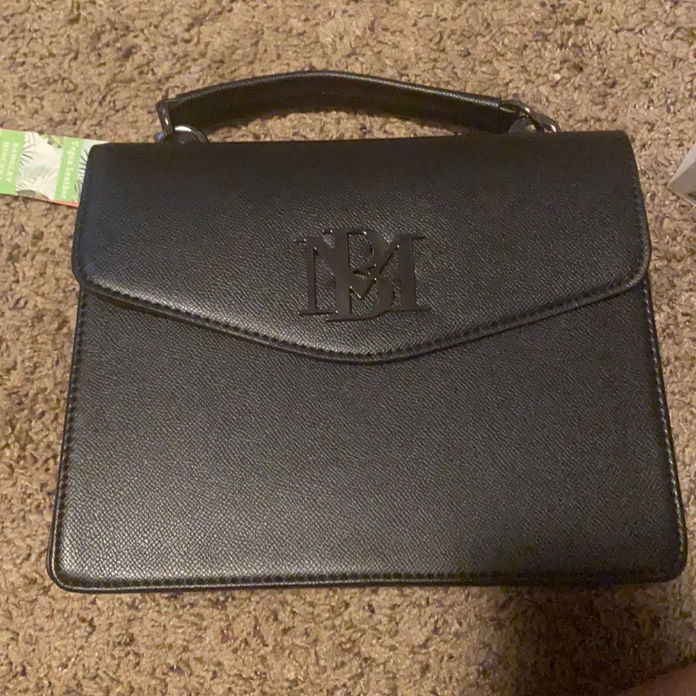 Badgley Mischka handbag all black brand new